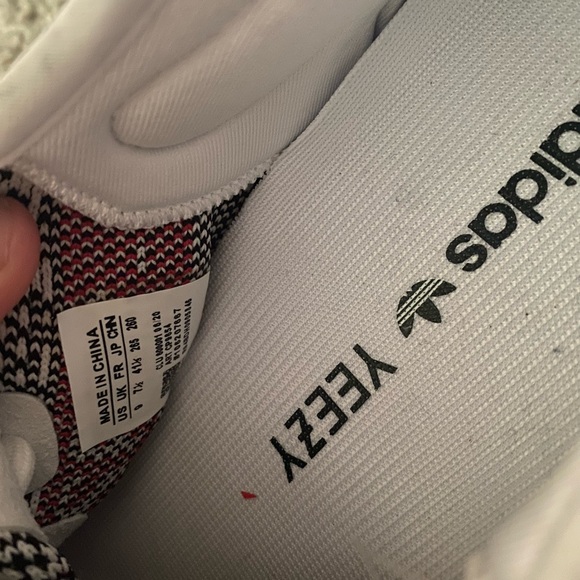 Zebra Yezzy’s, size women’s 9 men’s 7.5, Unisex - Picture 5 of 5